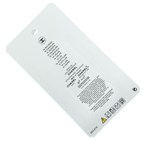 Chanel No 5 Black & White Birthday Candles - Picture 3 of 4